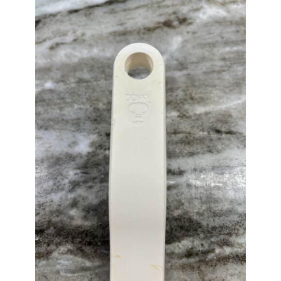 Vintage Bonnie Spatula Turner Flipper Stainless Steel White Handle Made In USA - Picture 9 of 9